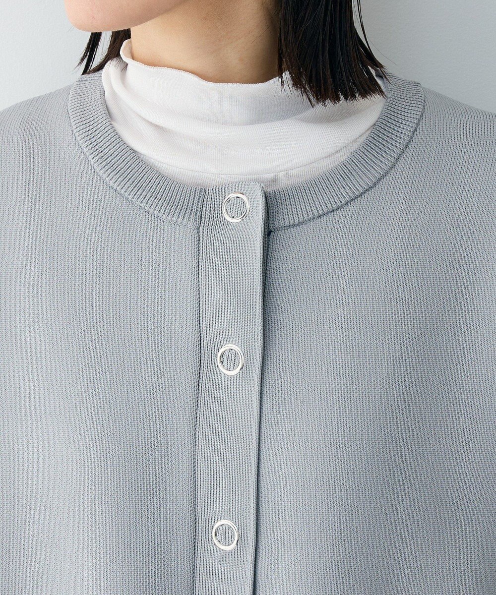 Green Parks リングドットニットコーディガン 