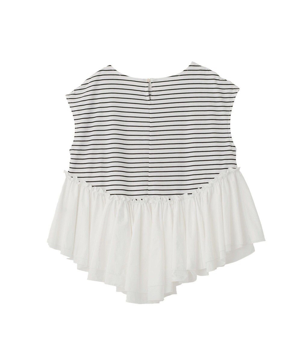 YECCA VECCA アシメペプラムカットソー 