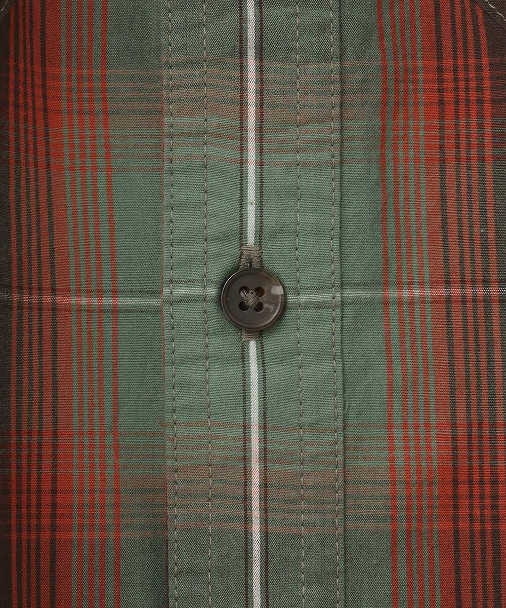 JOSEPH ABBOUD MOUNTAIN 【FILSON】WASHED SHORT SLEEVE FEARHER CLOTH SHIRT 