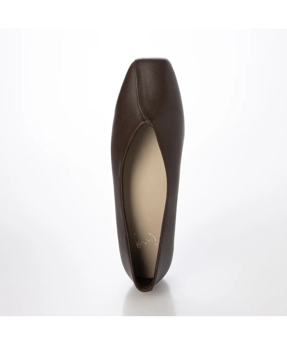 ing <ing>【WEB限定】スクエアトゥフラットシューズ 