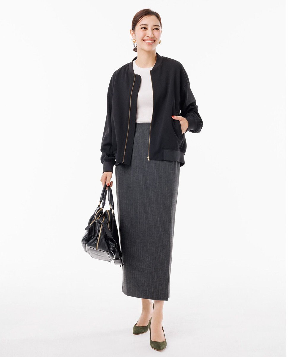 UNFILO コットンカシミヤ クルーネックカットソー 