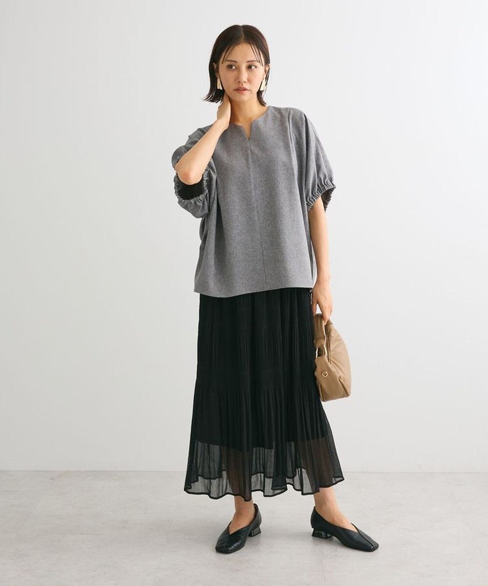 Green Parks マジョリカプリーツスカート 