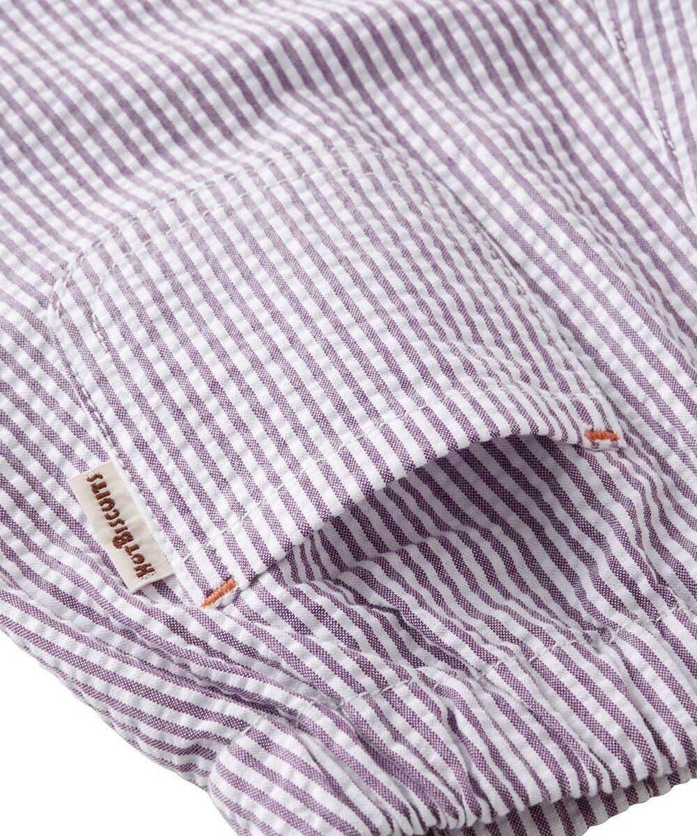 MIKI HOUSE HOT BISCUITS 【80-120cm】サッカー素材 5分丈パンツ 