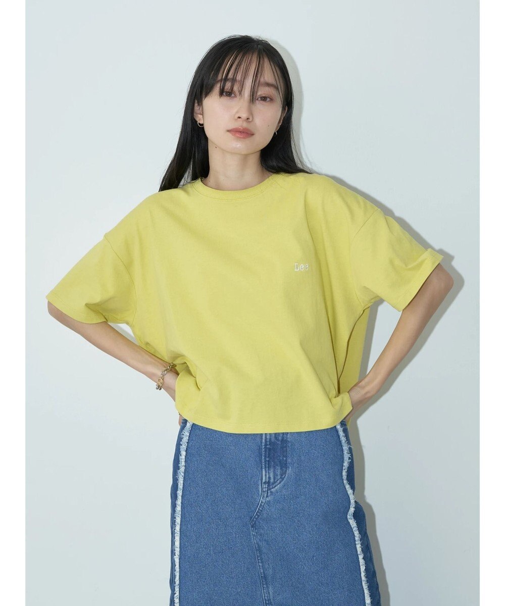 earth music&ecology Ｌｅｅ×ｅ．ｍ．ａ．ｅ　ＢＡＣＫ　ＰＲＩＮＴ　ＴＥＥ 