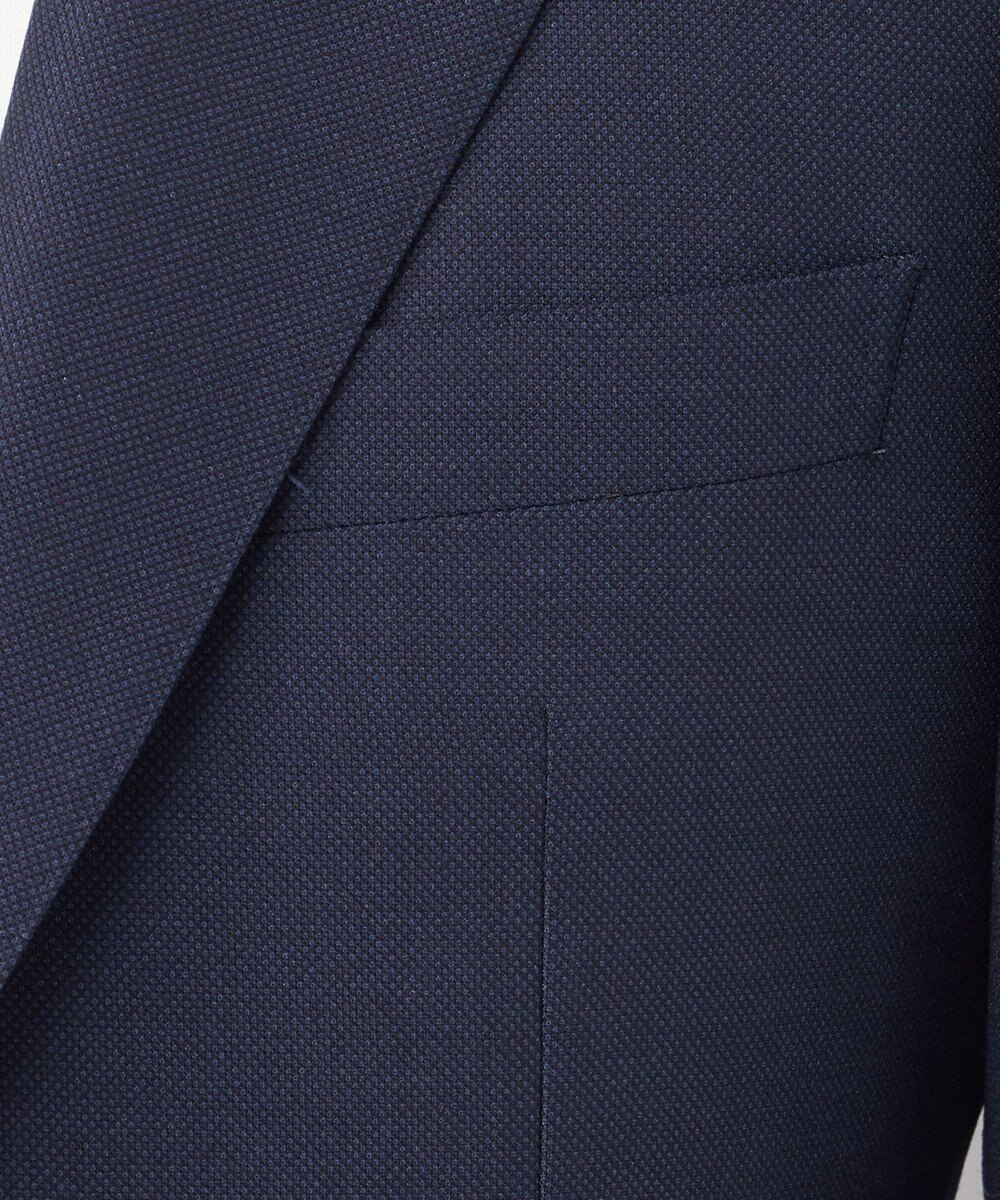 GOTAIRIKU ロングシーズン着用可【横伸度15％/ストレッチ性抜群】タスマニア120ｓスーパーストレッチ スーツ（ネイビー） 