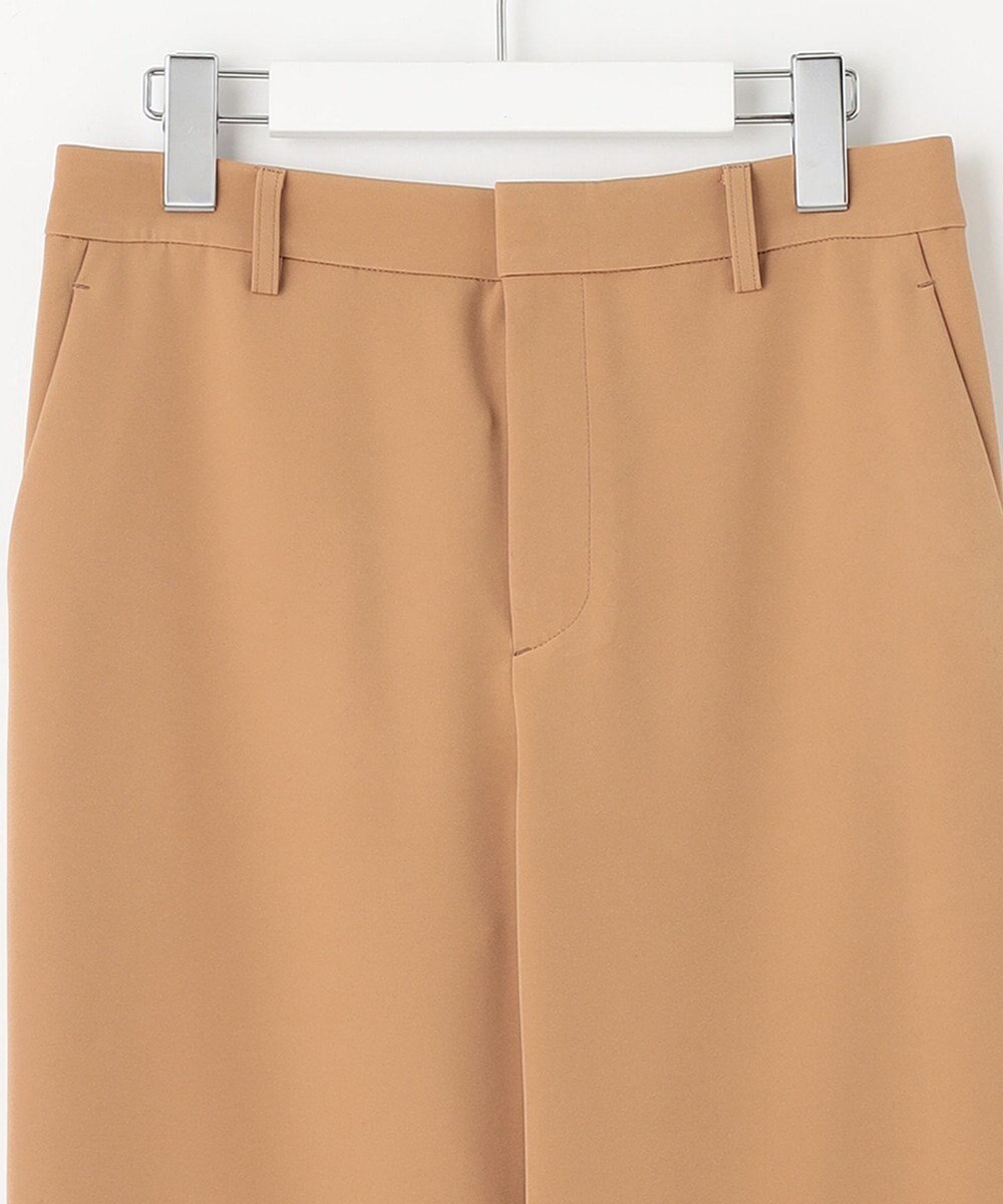 自由区 【洗える】2WAYダブルクロスストレート パンツ 