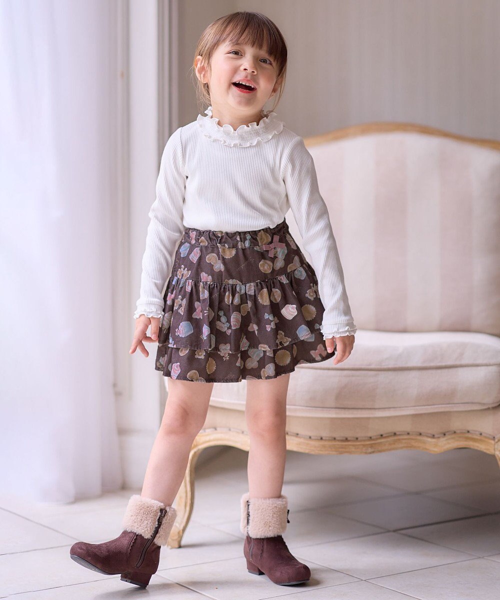 ANY KIDS スイーツ プリント キュロット 