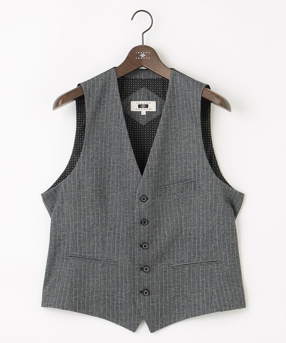 JOSEPH ABBOUD 【ストレッチ/多機能レジャーベスト】エアロムリネコンフォートジャージ ベスト 