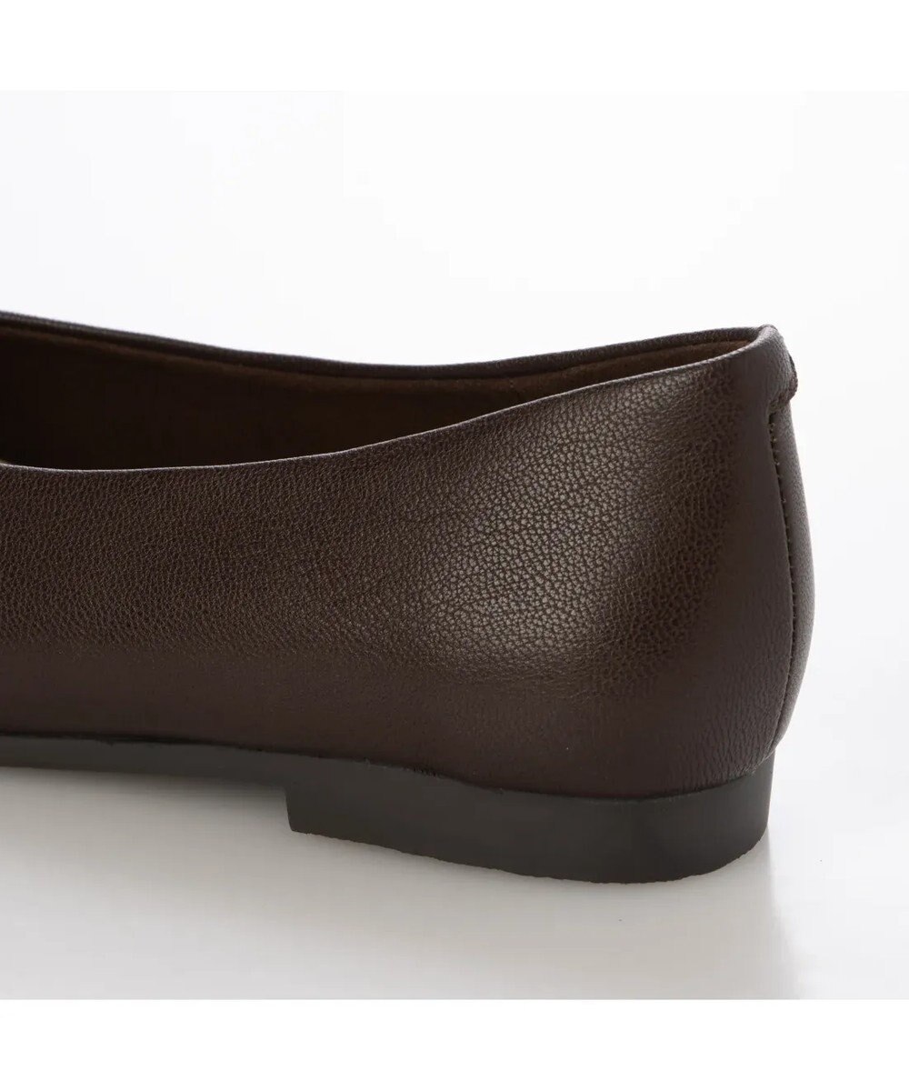 ing <ing>【WEB限定】スクエアトゥフラットシューズ 