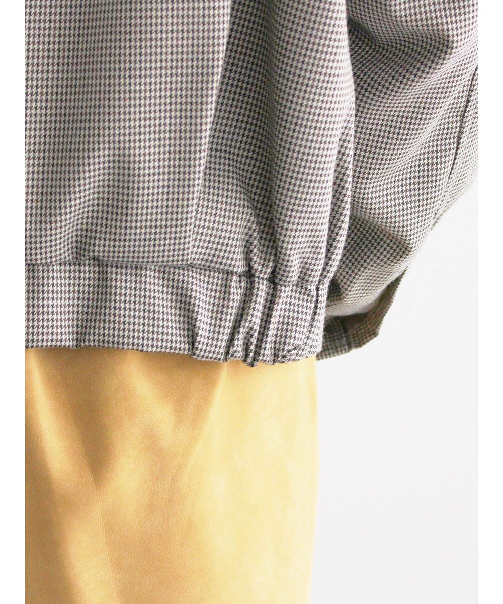 Te chichi ファブリックアソート衿付きブルゾン 