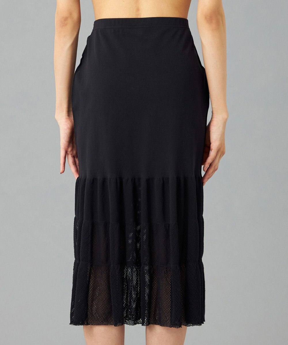 Chacott 【ノーソーイングニット】ティアードニットスカート 