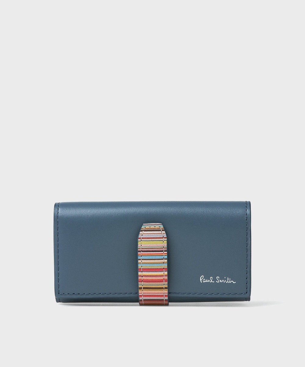 Paul Smith シグネチャーストライプタブ  キーケース 