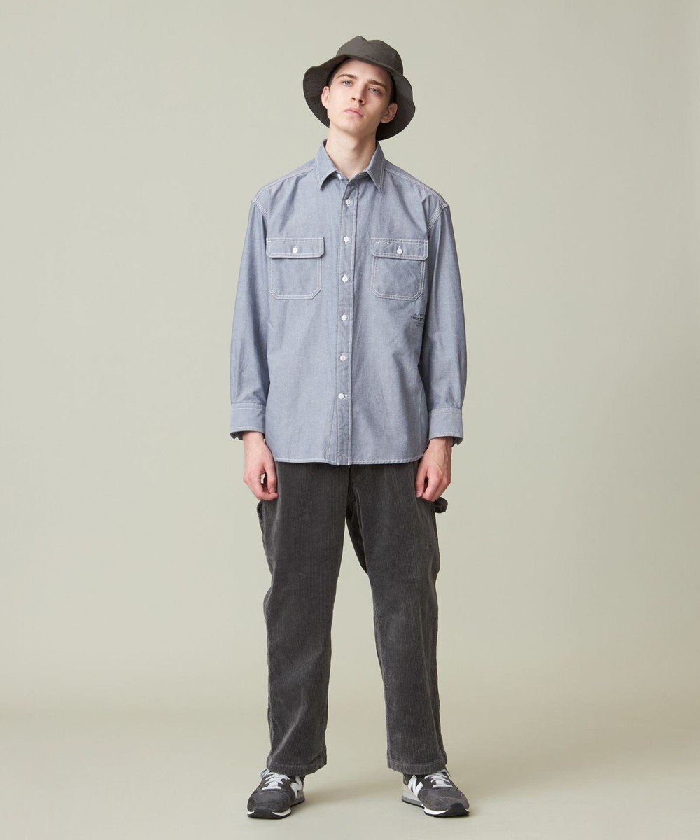 J.PRESS YORK STREET 【UNISEX】シャンブレーワークシャツ 
