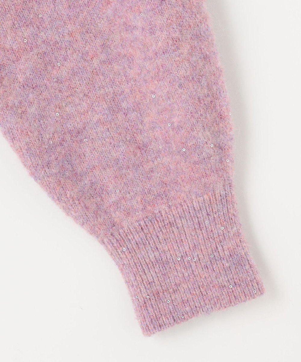 組曲 【人気商品再入荷！】スパンコールヤーン ニットカーディガン 