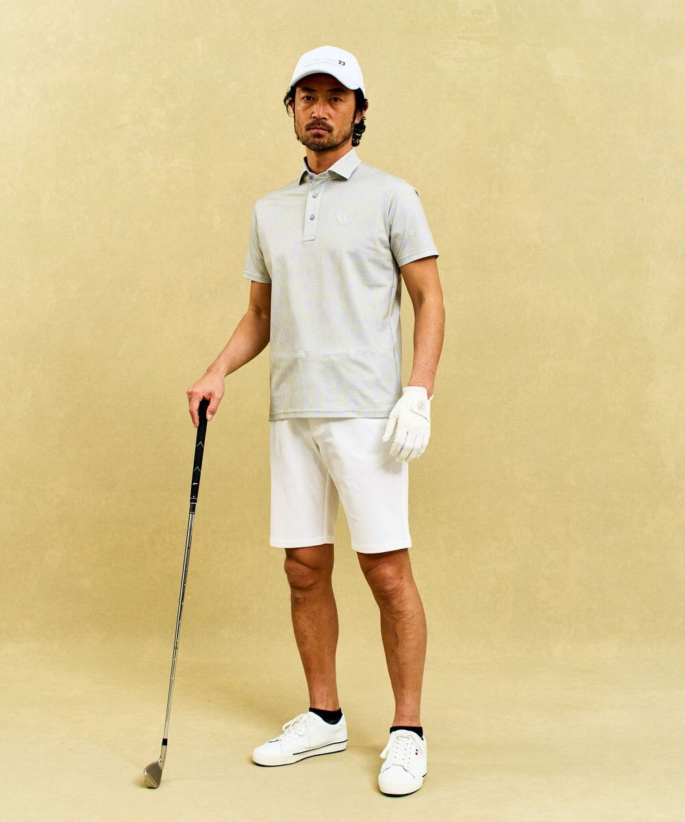 23区GOLF 【MEN】「TEXBRID」軽量ストレッチハーフパンツ 