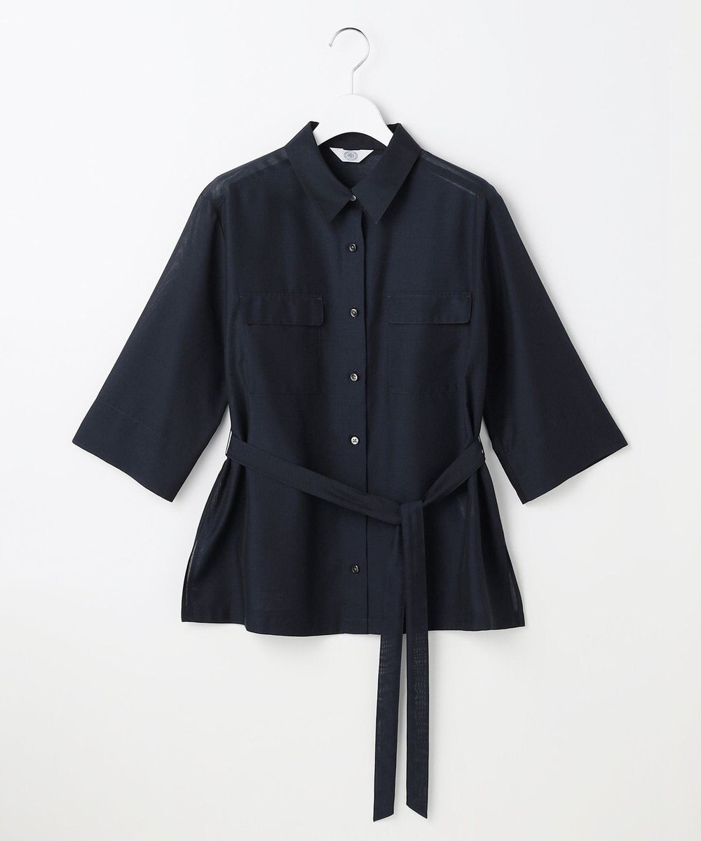 J.PRESS LADIES L リネンシアースラブ シャツ ブラウス 