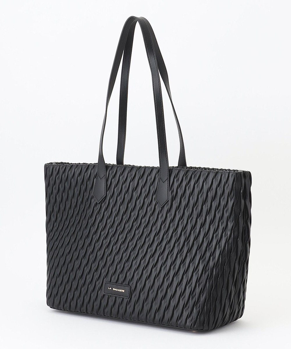 LA BAGAGERIE ランダムプリーツトートバッグ 