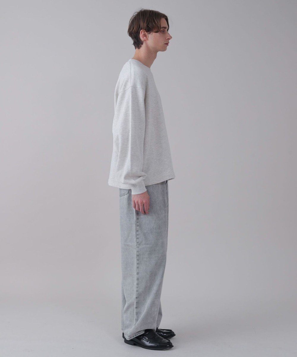 WEGO 【ユニセックス着用ITEM】ショートドロストワンポイント刺繍プルオーバー 