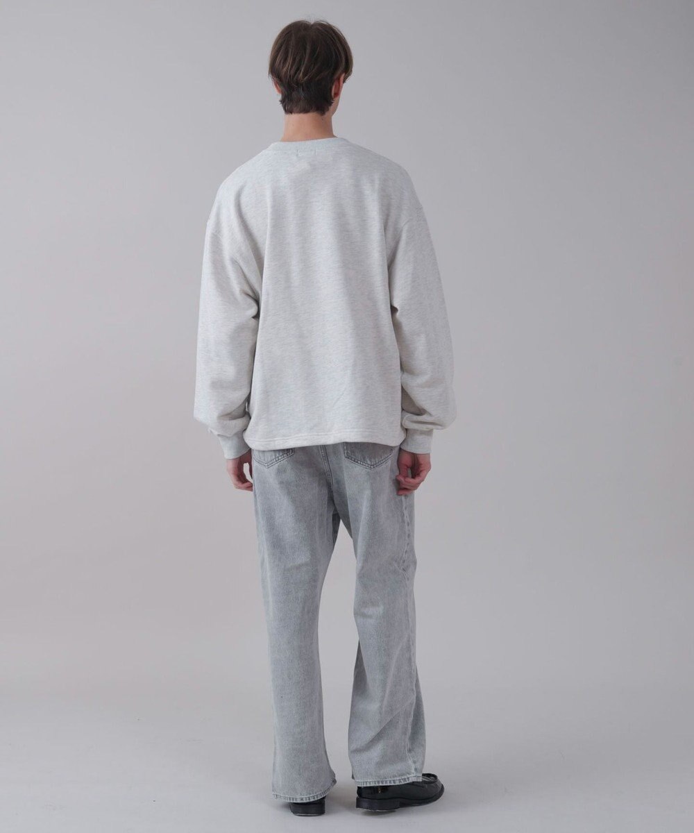 WEGO 【ユニセックス着用ITEM】ショートドロストワンポイント刺繍プルオーバー 