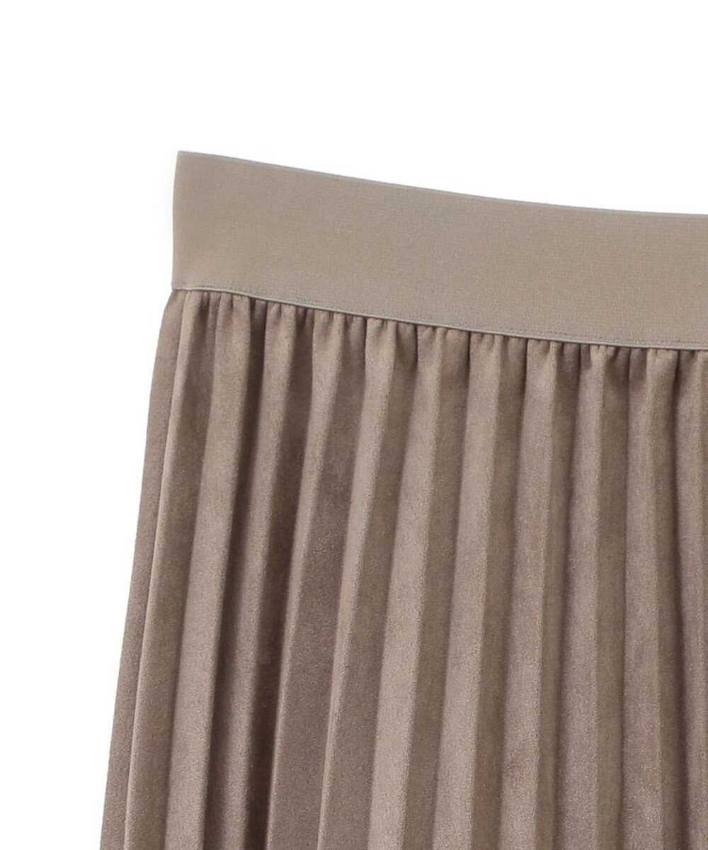 Green Parks マシュマロスエードプリーツスカート 