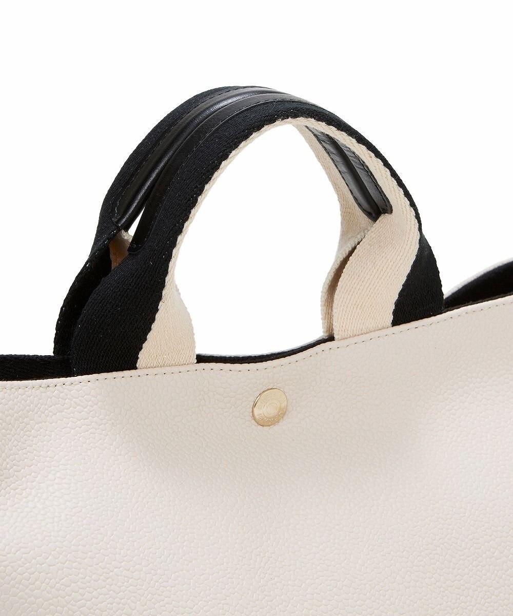 TOPKAPI 【Breath TOPKAPI】SCOTCH GRAIN スコッチグレイン プレーン 2トーンテープ ハンドル トートバッグ S 