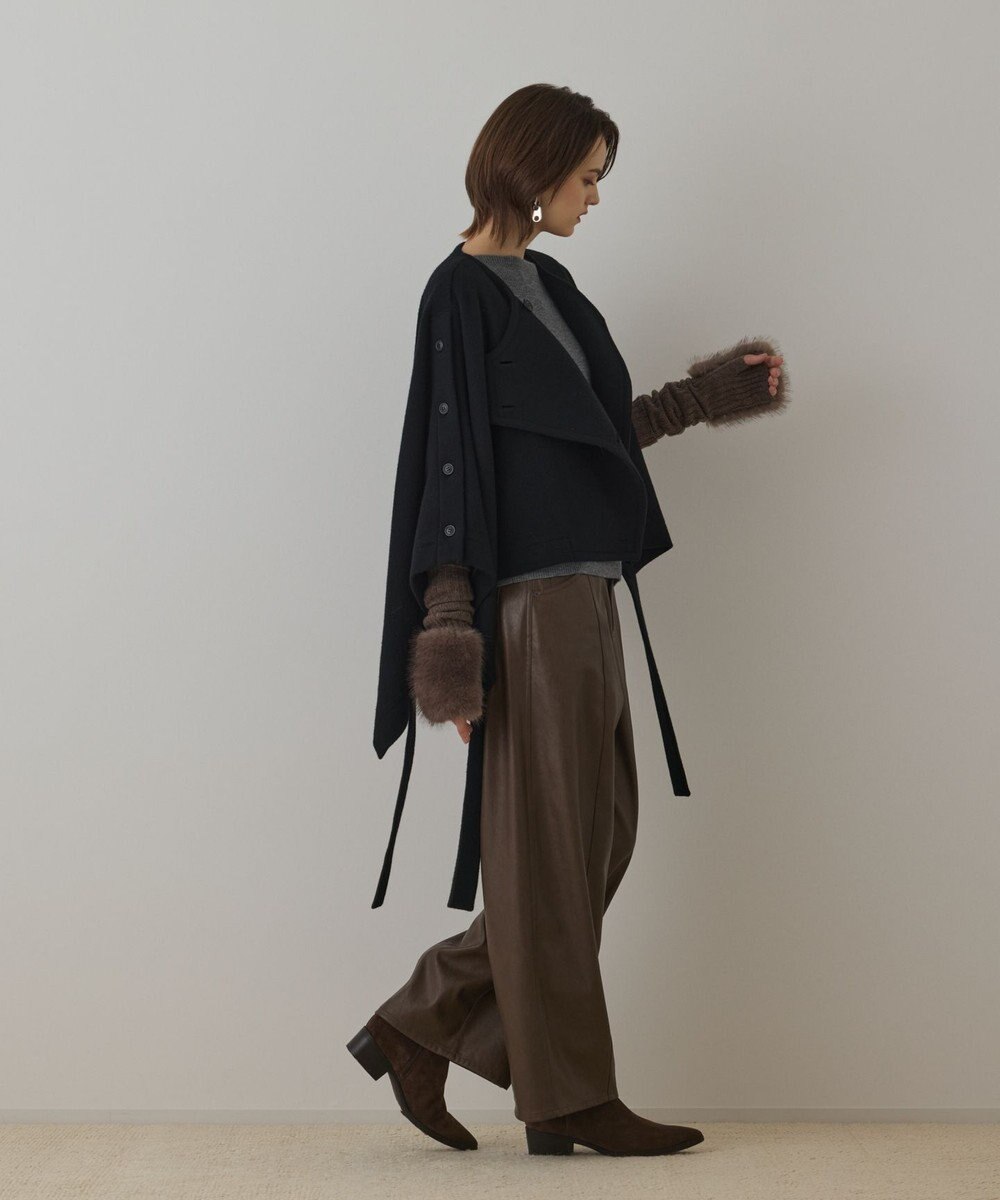 GRACE CONTINENTAL ライトビーバーポンチョ 