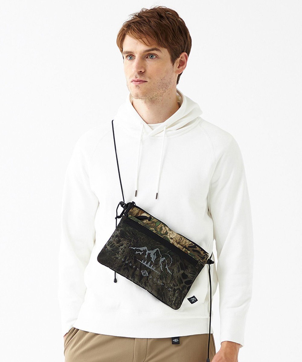 JOSEPH ABBOUD MOUNTAIN 【UNISEX】ウッドカモ サコッシュ 