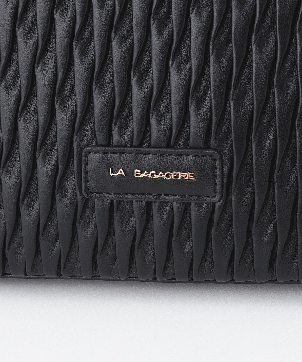 LA BAGAGERIE ランダムプリーツトートバッグ 