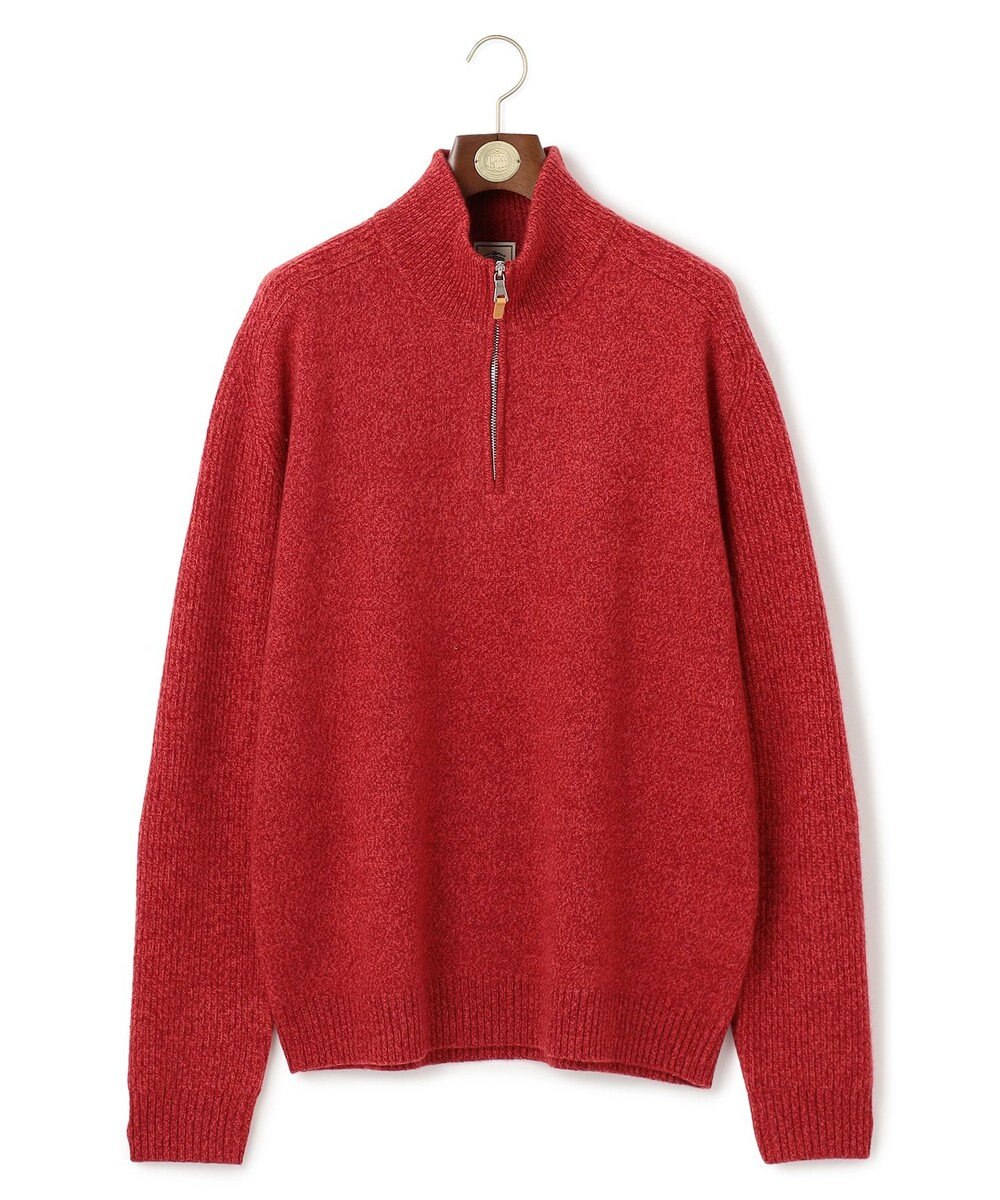 J.PRESS MEN 【KING SIZE】【Cash Lamb’s Wool】ハーフジップニット 