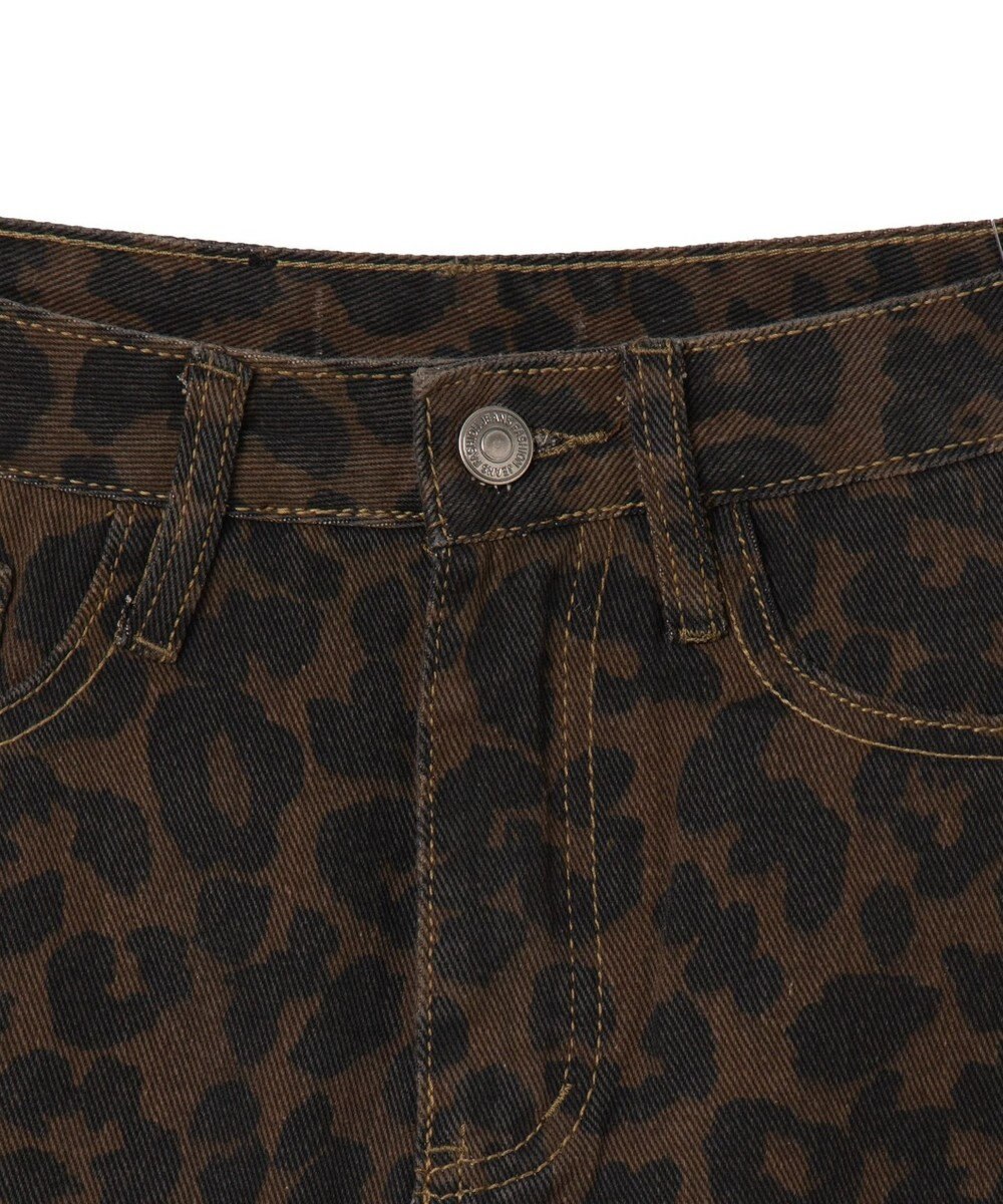 WEGO レオパードダメージミニスカパン 