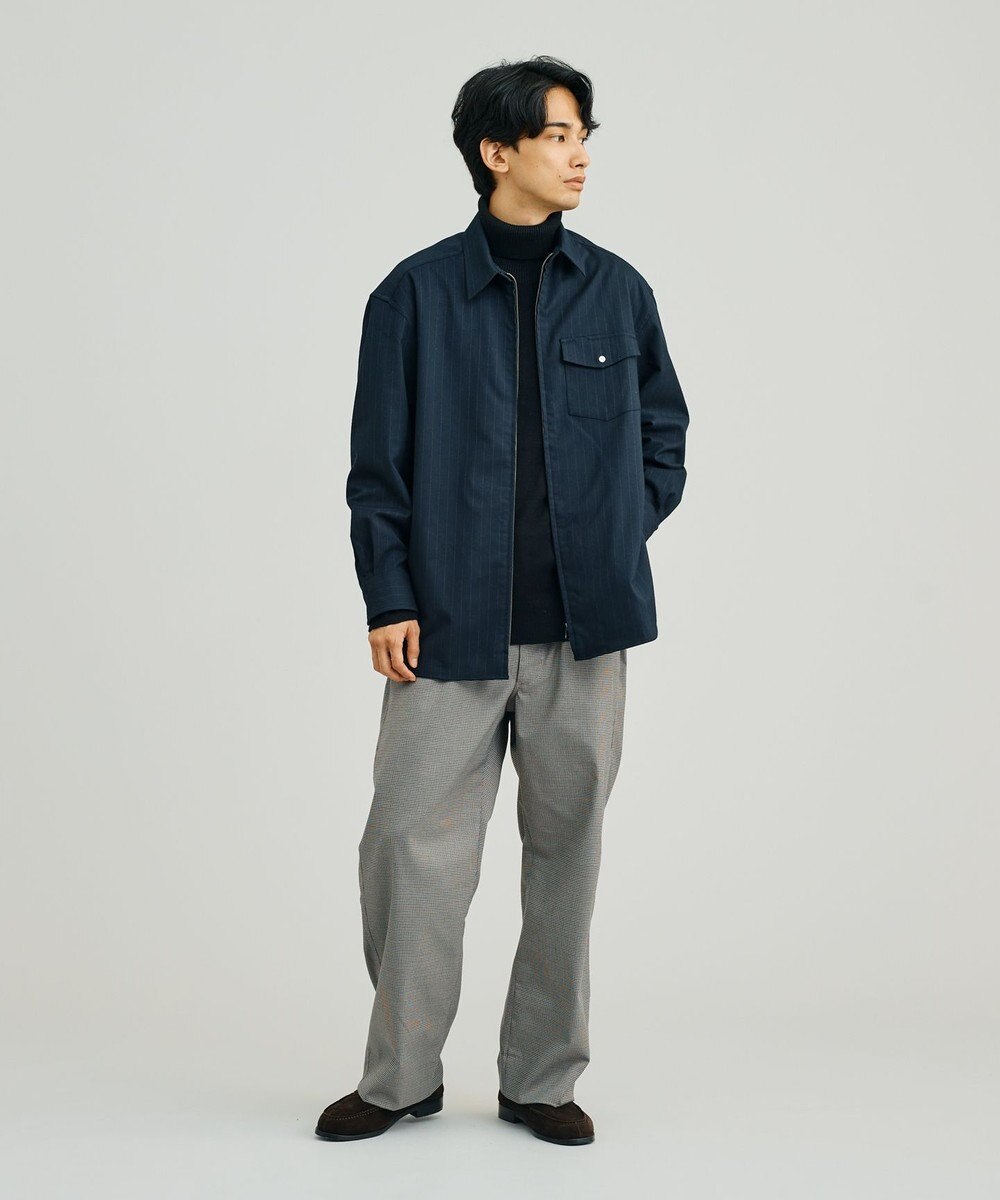 J.PRESS YORK STREET 【UNISEX】フロントジップ シャツ 