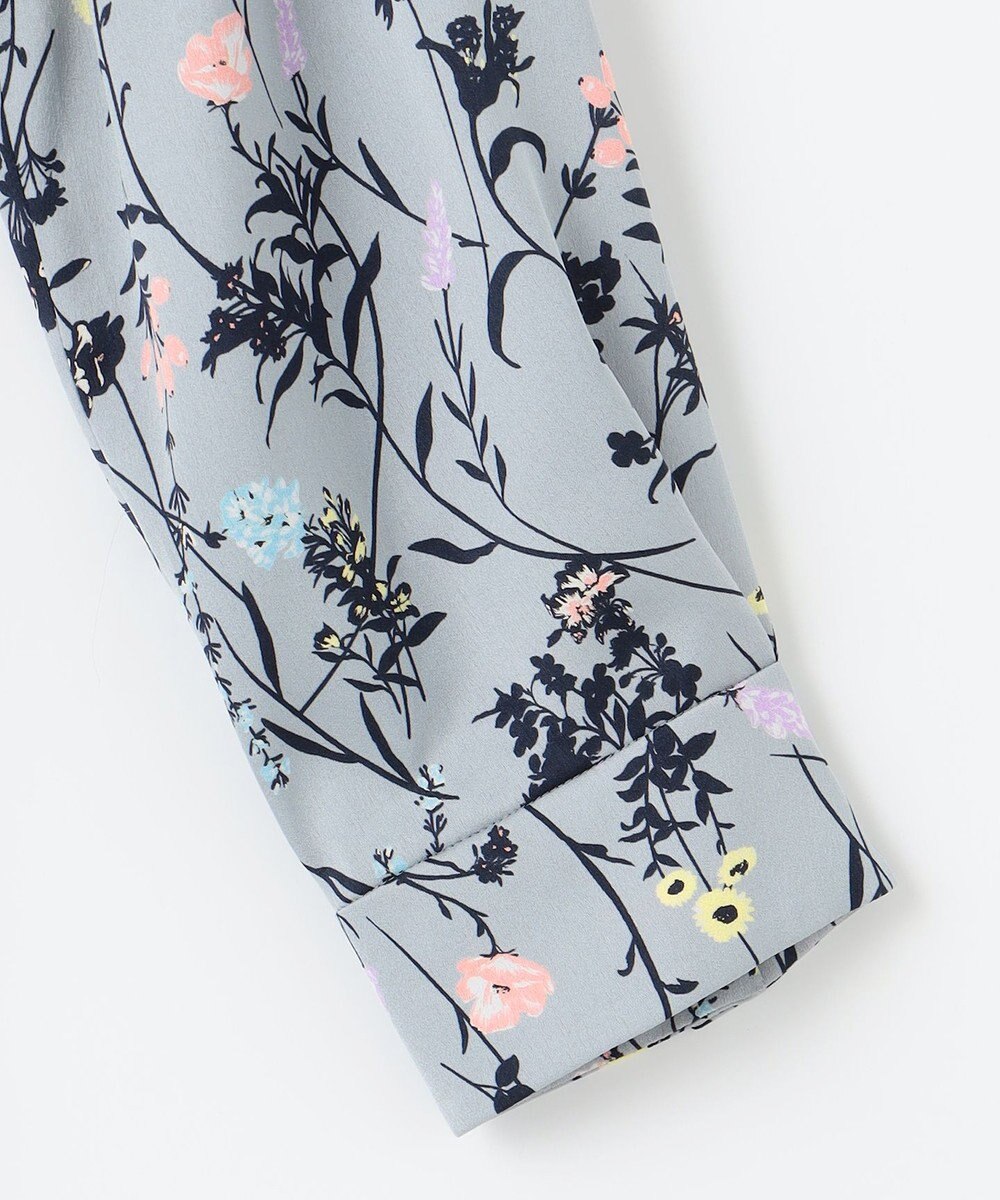 自由区 S 【WEB&一部店舗限定】ハーバルフロープリント8分袖 ワンピース 