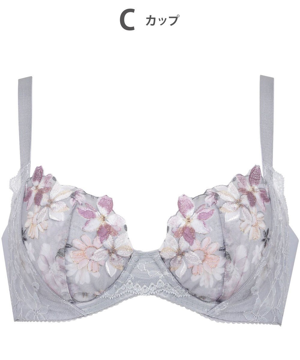 WACOAL 【重力に負けないバストケアBra】 ブラジャー バストを重力から守る まる胸キープ 脇高設計 サイドから背中のラインすっきり レディース BRB414 /ワコール 