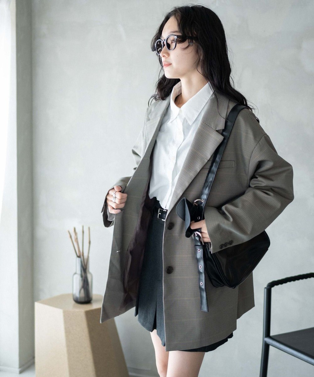 WEGO ボクシーテーラードジャケット 