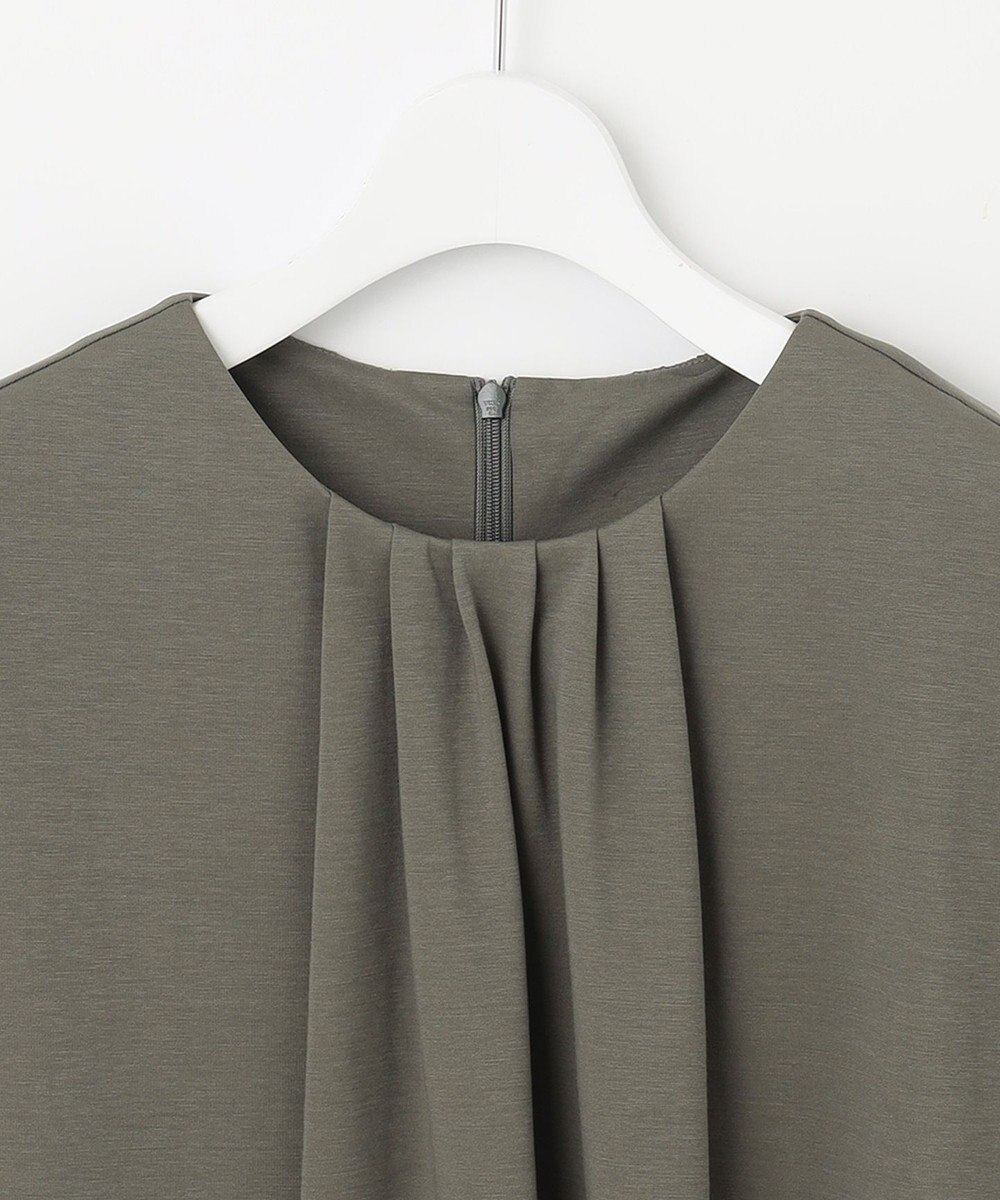 自由区 【洗える・XSサイズあり】ハイツイストポンチフロントタック カットソー 