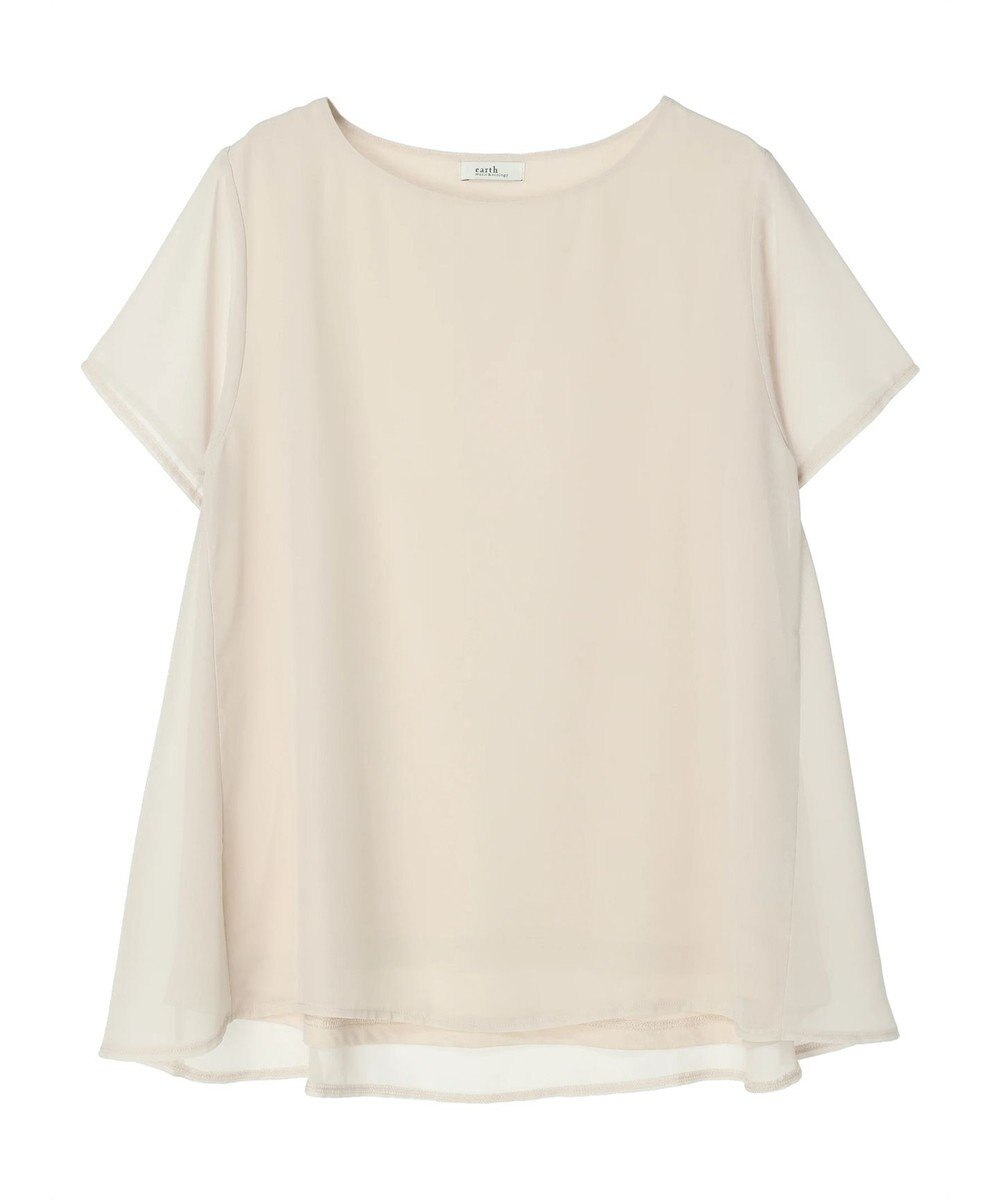 earth music&ecology シアードッキングＡラインチュニック 