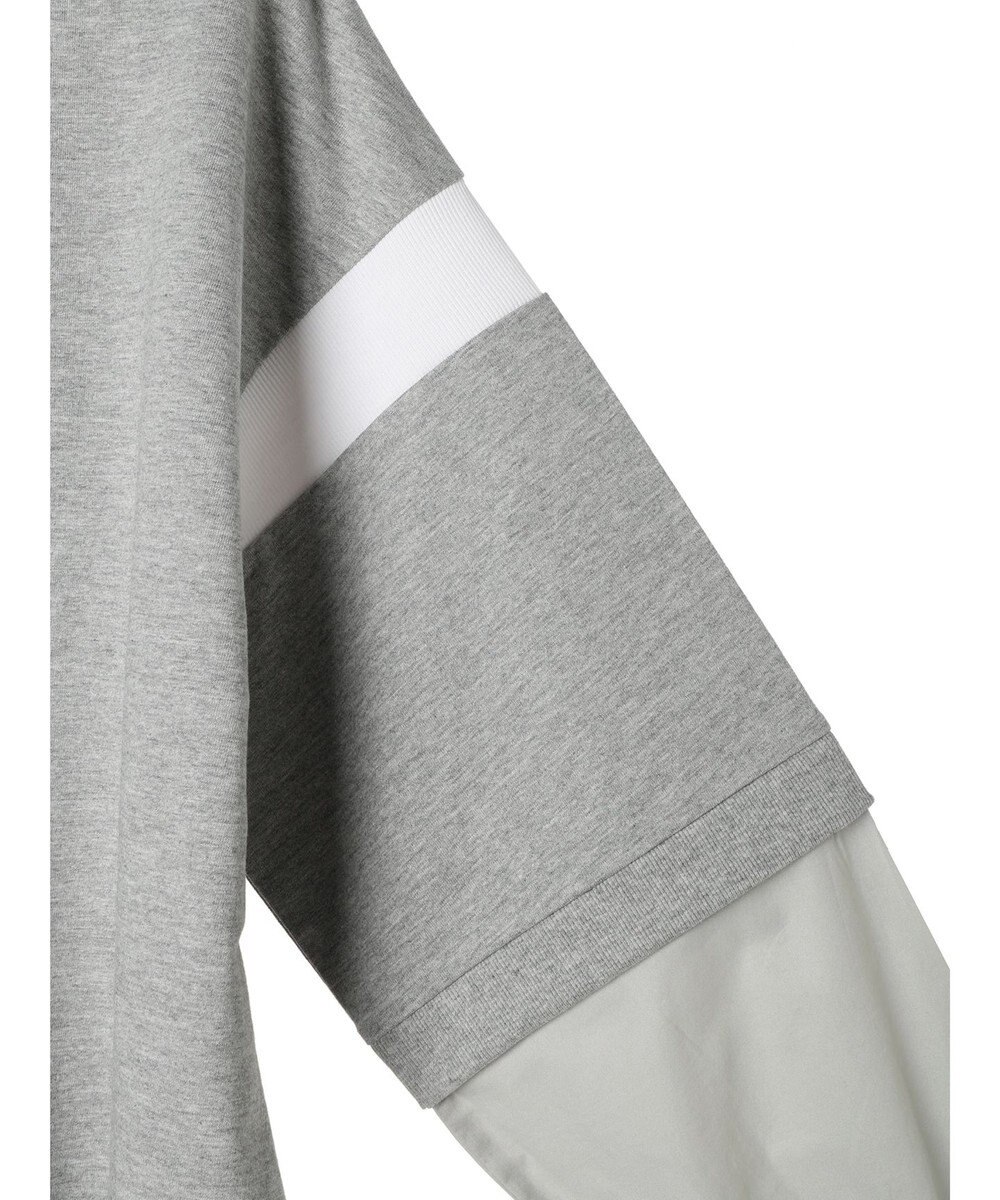 AMERICAN HOLIC 袖異素材ミニ裏毛プルオーバー 