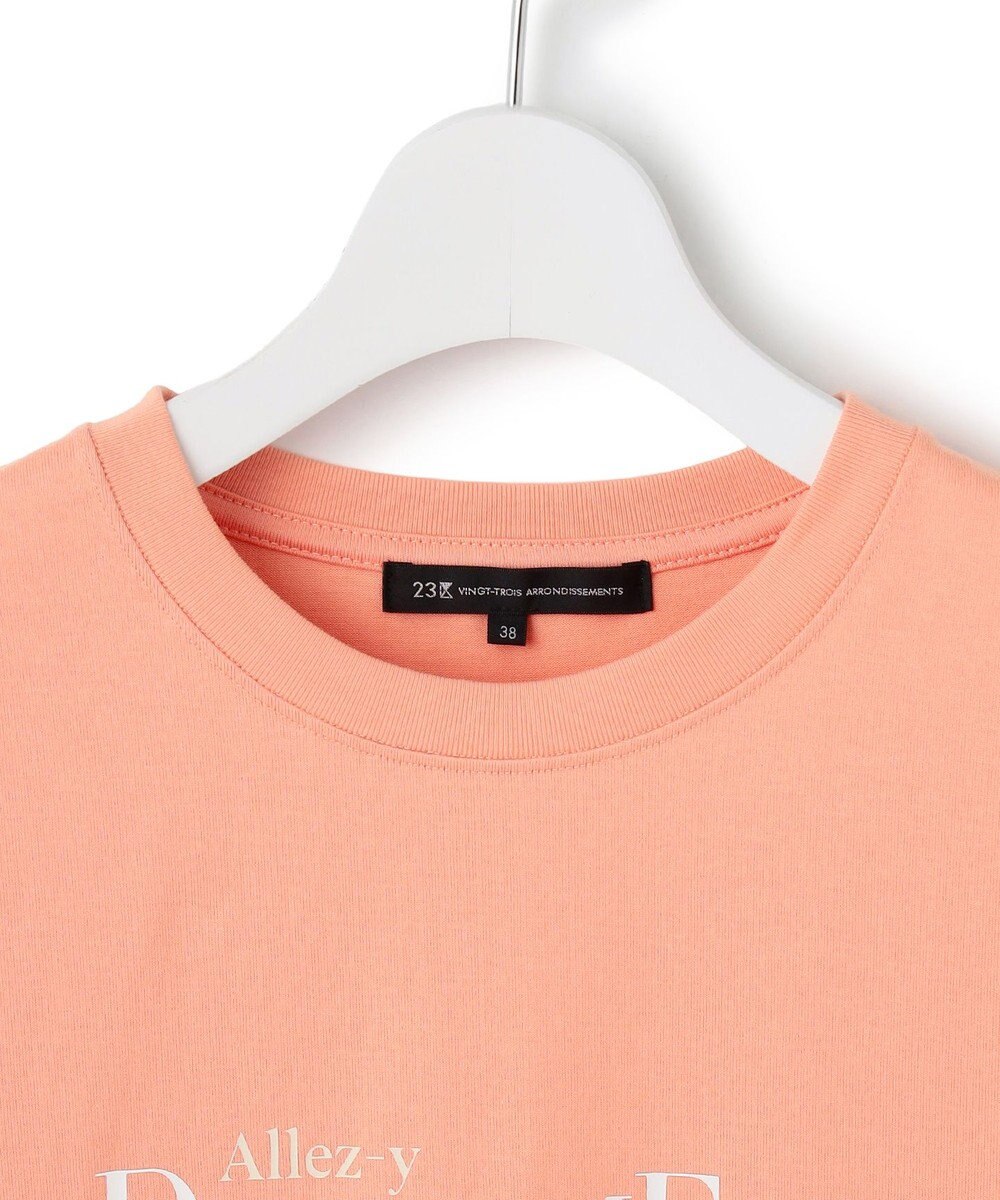 23区 【洗える】ロゴプリント コットン Tシャツ 