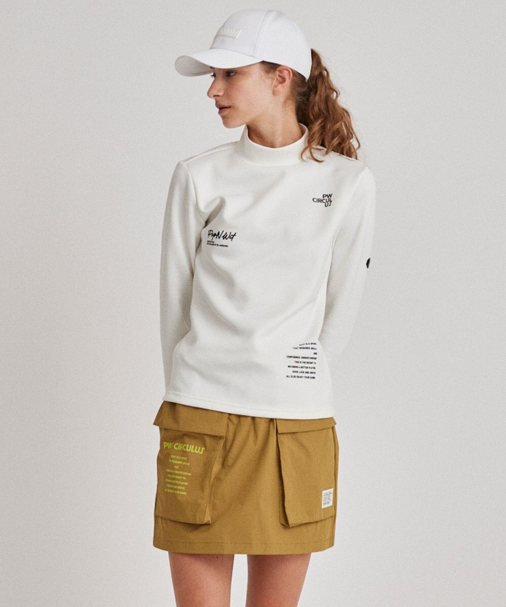 PW CIRCULUS 【ストレッチ / 快適 / 一枚でサマになる】【WOMEN】NEW ロングスリーブモック T 