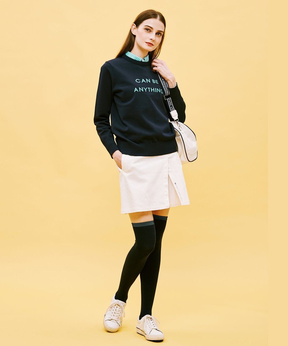 23区GOLF 【WOMEN】ハイパワーストレッチ シフォンコンビ スカート 