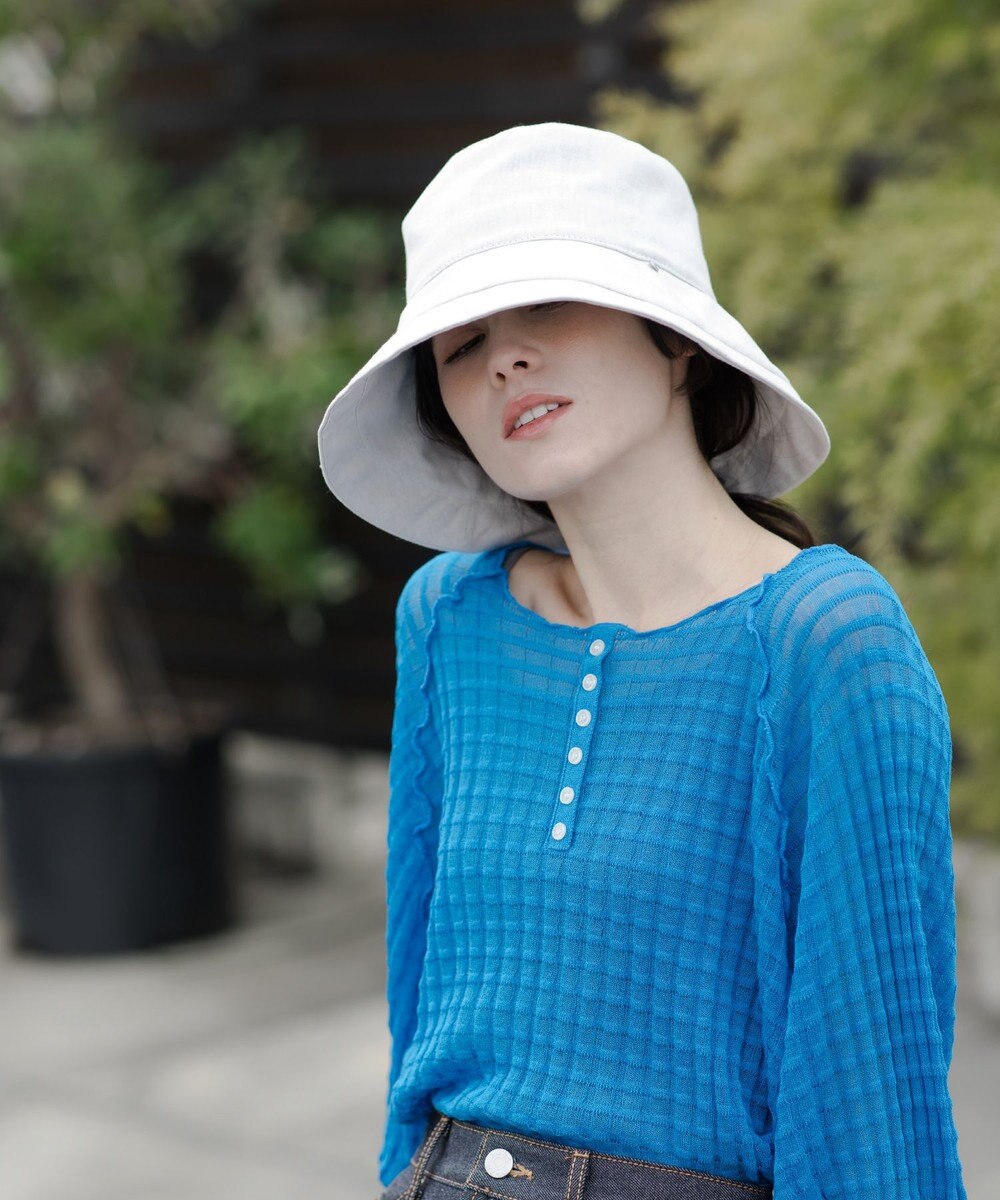 MOONBAT 【一級遮光/UVカット】UVラフィネハット（つばの広さノーマル）速乾/接触冷感/手洗いOK/サイズ調整可能/抗菌防臭加工 