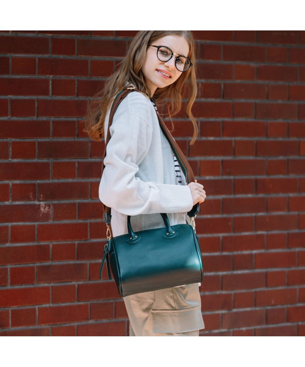 UNBILLION perche / 牛革オイル2wayテープショルダーS 