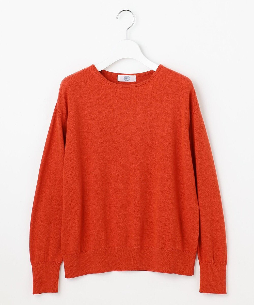 J.PRESS LADIES Cotton Wool ボートネック ニット 