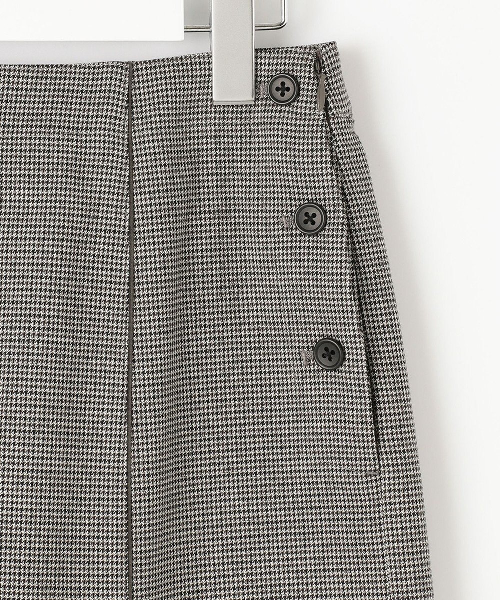 J.PRESS LADIES L 【洗える】Mixツイードチェック スカート 