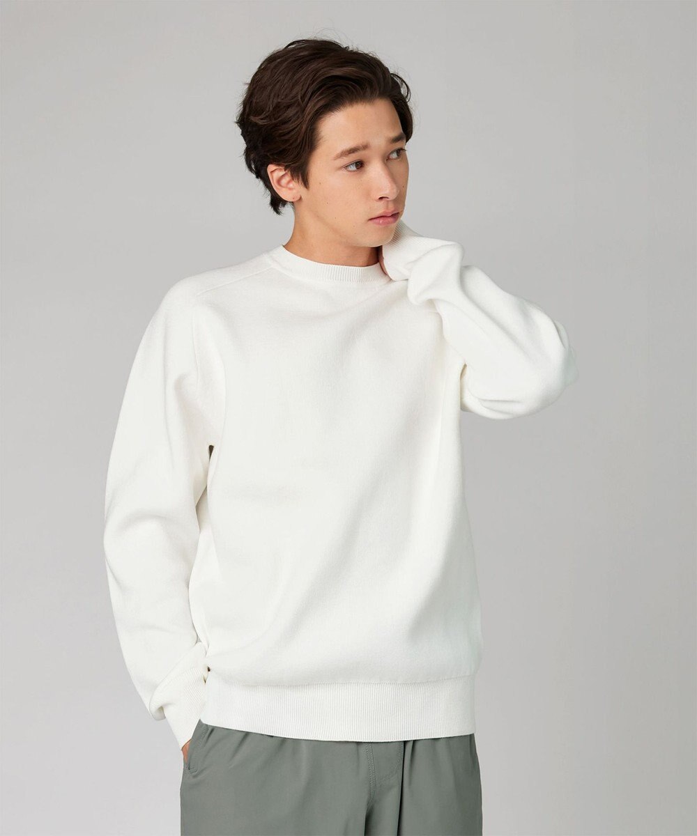 UNFILO MENS MOVE TEX クルーネック ニット 