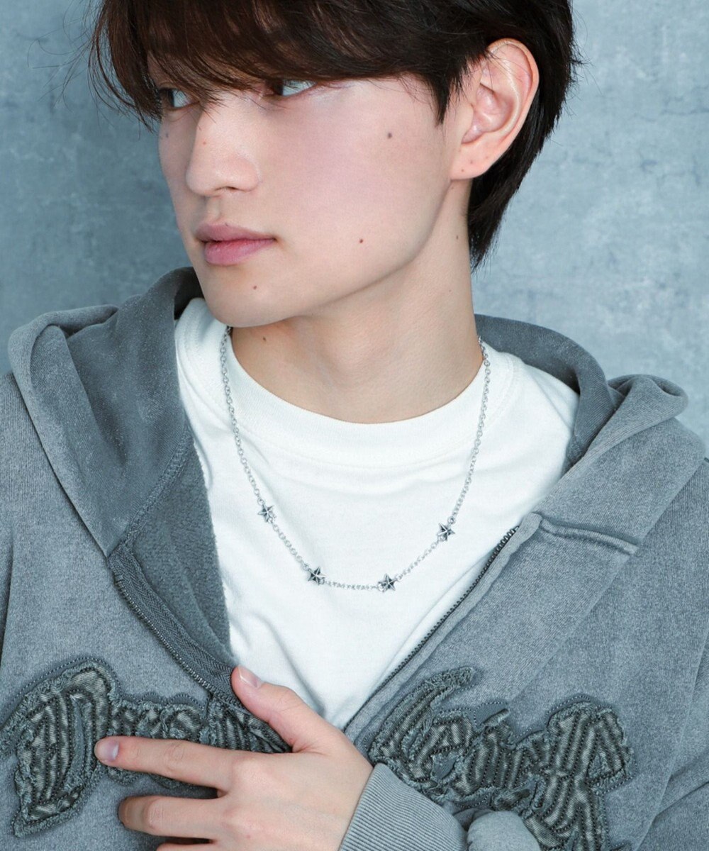 WEGO Mモチーフチェーンネックレス 