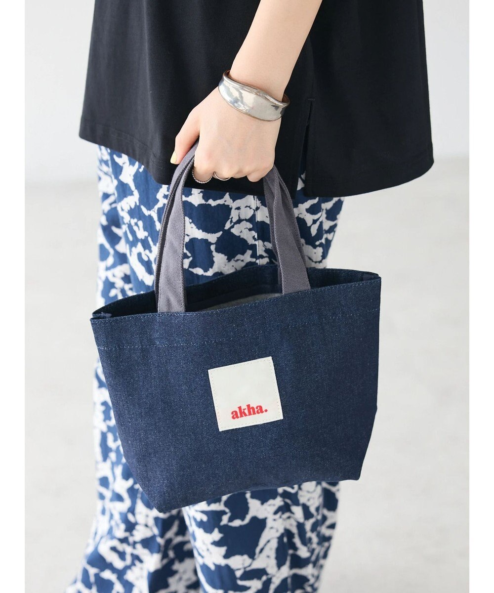 CRAFT STANDARD BOUTIQUE akha. デニムランチトート/ミニバッグ Indigo