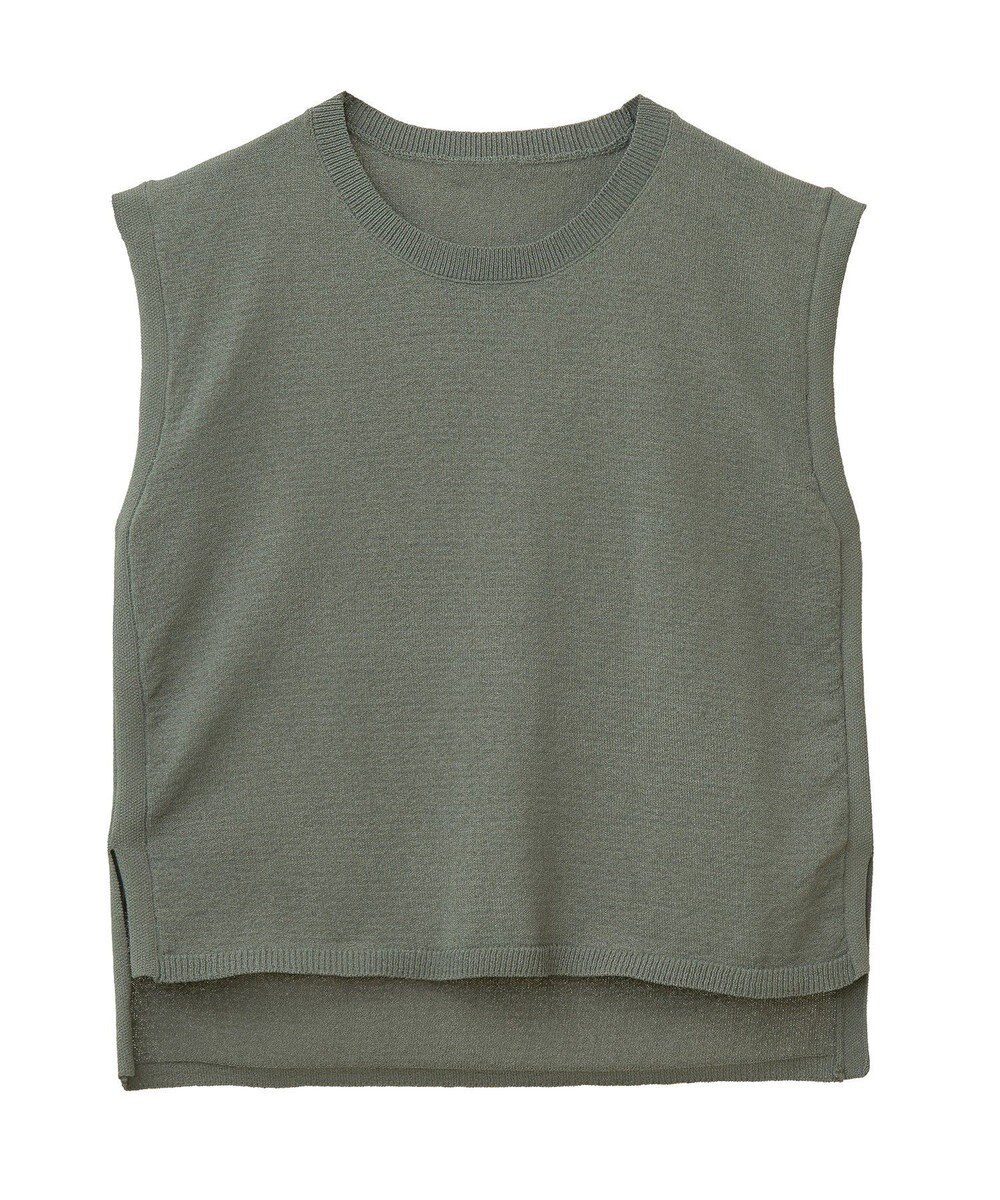 Green Parks ・Ｐｅｔｉｔ　Ｆｌｅｕｒ　ノースリリネンライクニット 