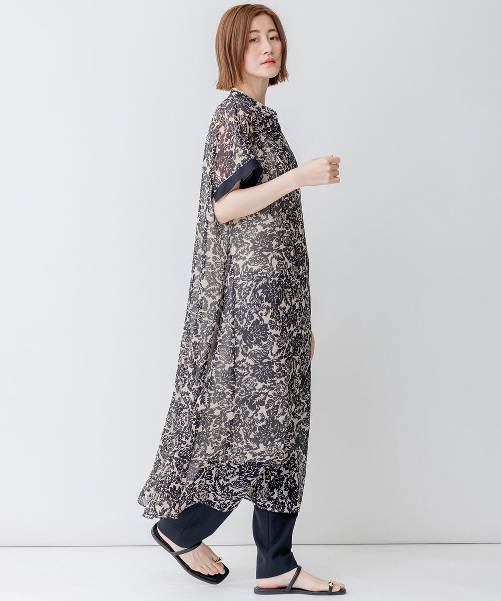 23区 【洗える】トロピカル2WAYストレッチ テーパード パンツ 