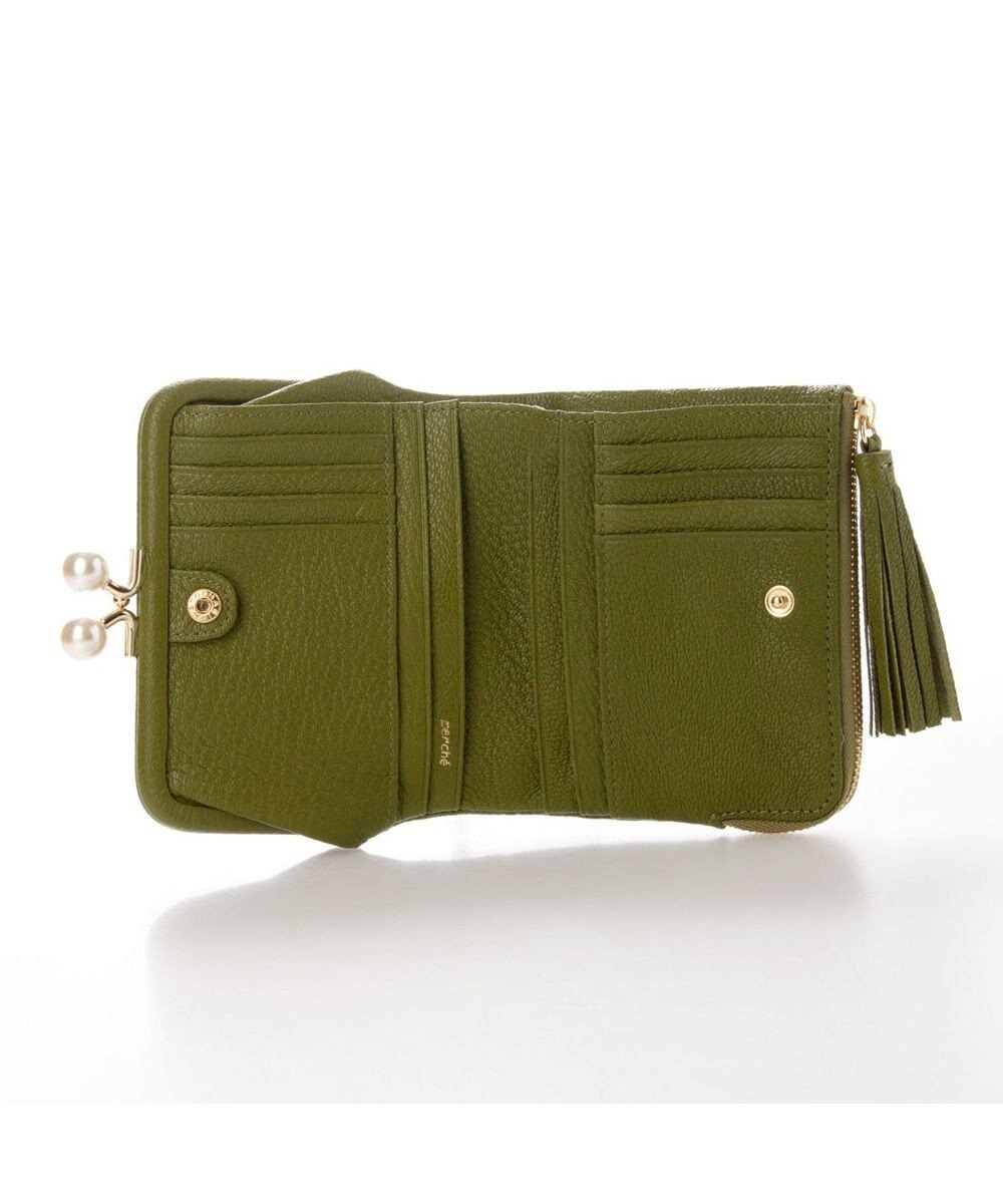 UNBILLION ペルケ perche / アクリル玉がま口2つ折り財布 